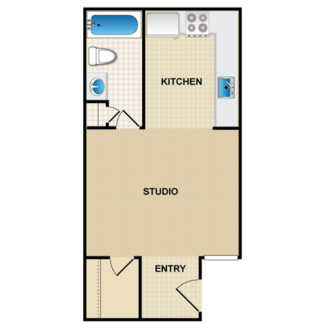 Floorplan - Millcreek Woods Apartment Homes