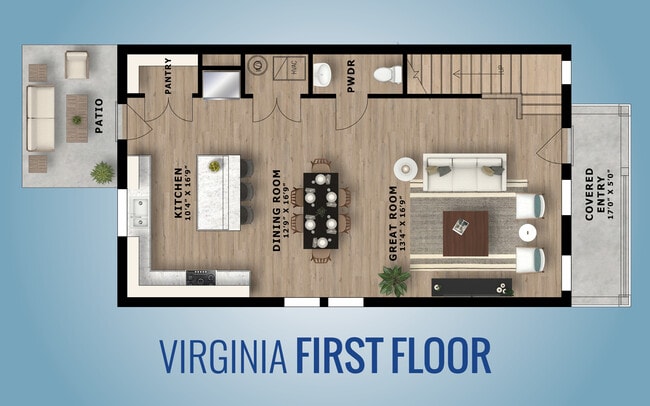 Floorplan - Cottages at Wildwood Rental Homes