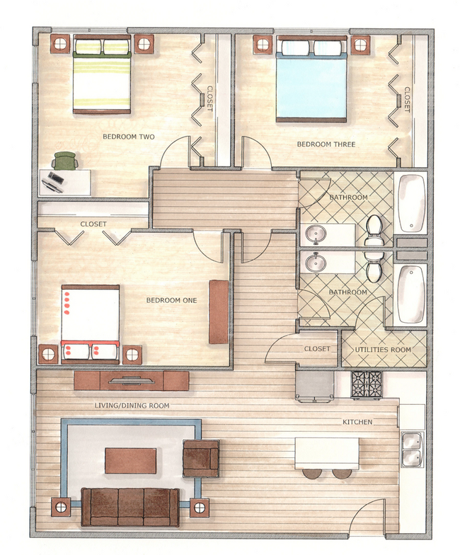 Floorplan - Urban Flats North