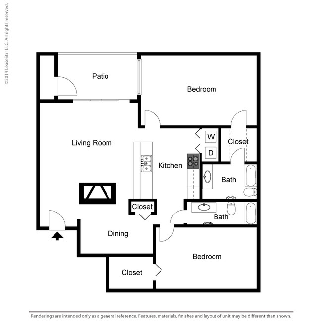 Floorplan - Silverton Apartment Homes