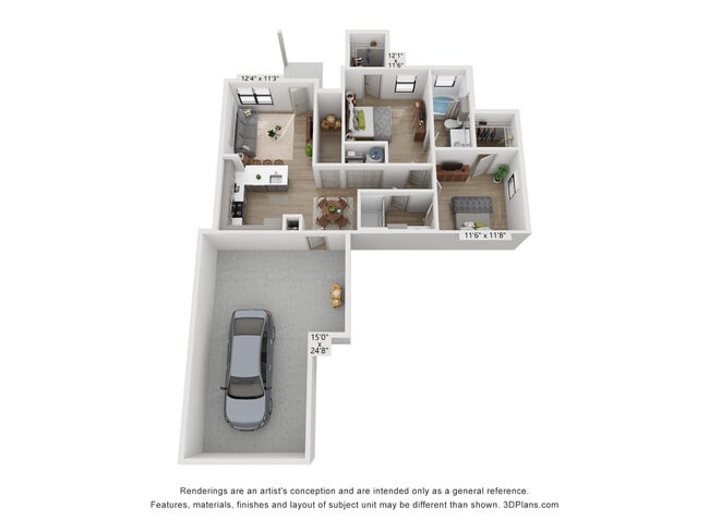Floorplan - Emerson Wells Branch