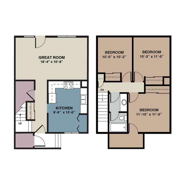 Floorplan - Pine Manor Townhouses