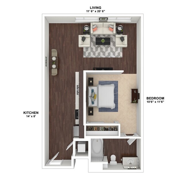 Floorplan - sunset + vine