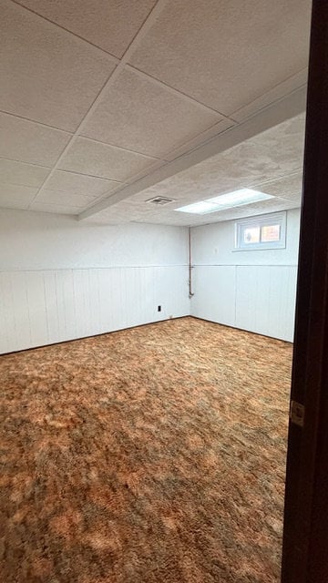 Larger room in the basement, without staging - 1316 Raab Ave