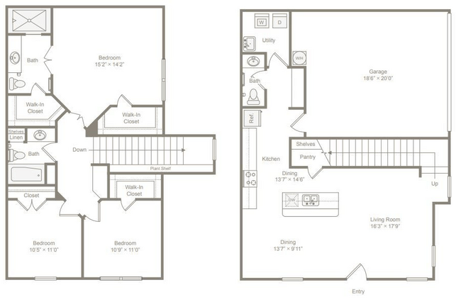 Floorplan - Townhomes at Princeton Meadows