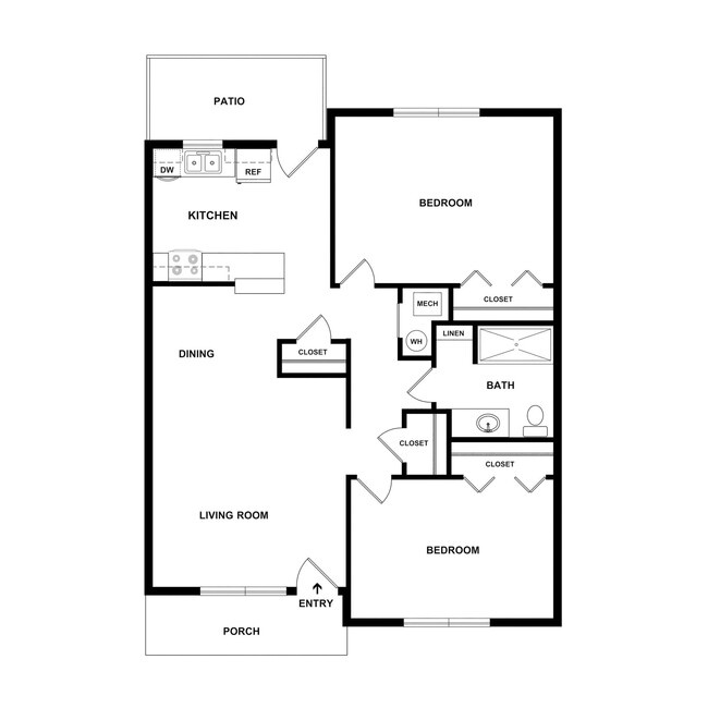 Floorplan - Southstead Apartments