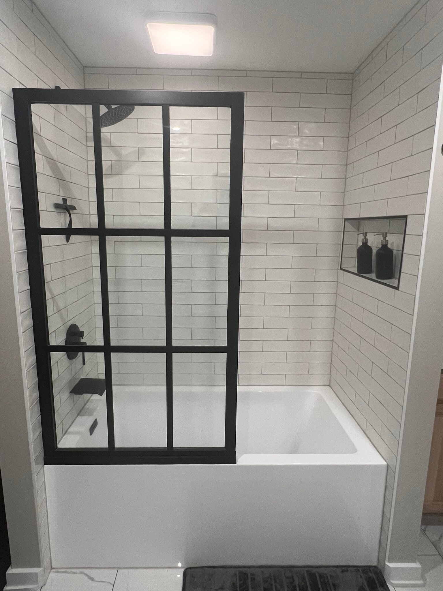 Master bathroom - shower and tub - 12060 Mac Dr NE