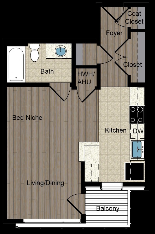 Studio - Justice Park Apartments