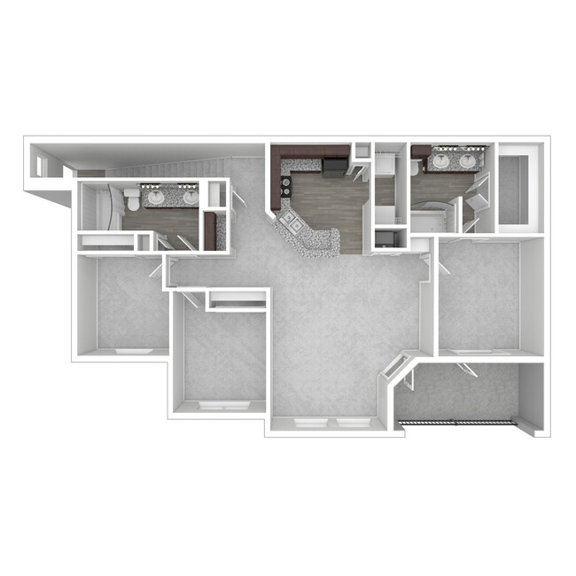 Floorplan - Lodge at Guadalupe Apartments LP