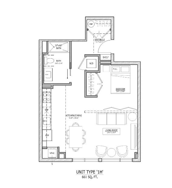 Floorplan - Flats on Fifth