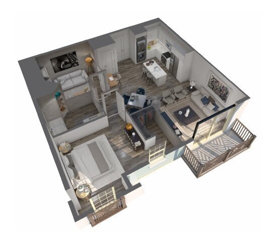 Floorplan - Azul Luxury Residences