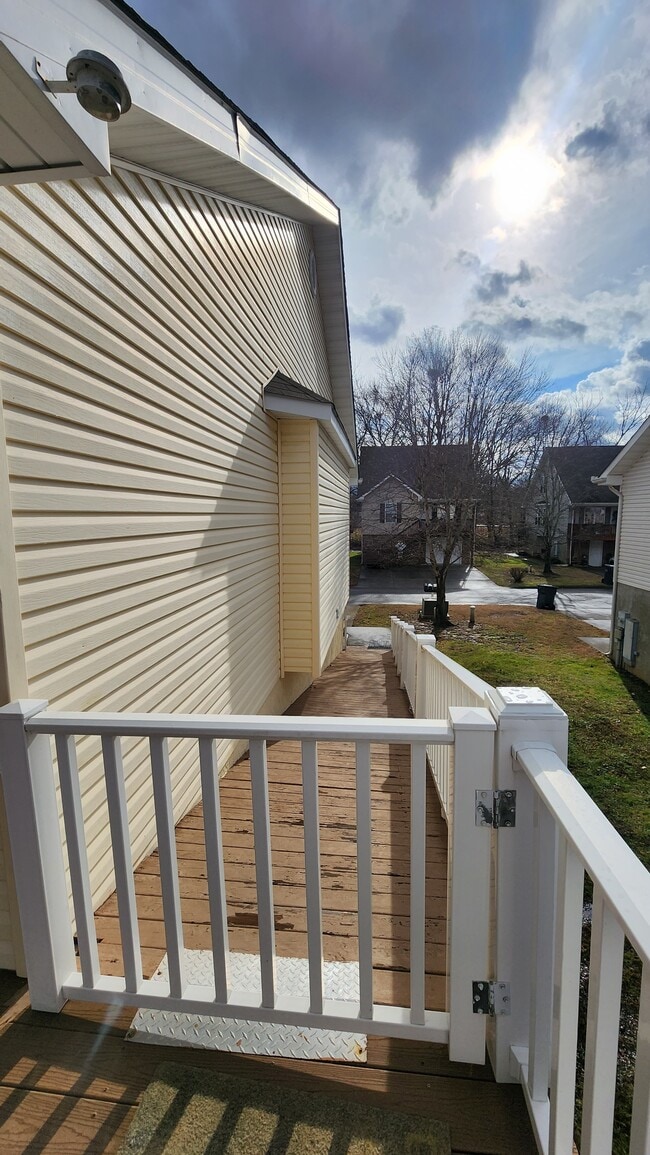 ramp entrance to back deck - 833 Plantation Dr