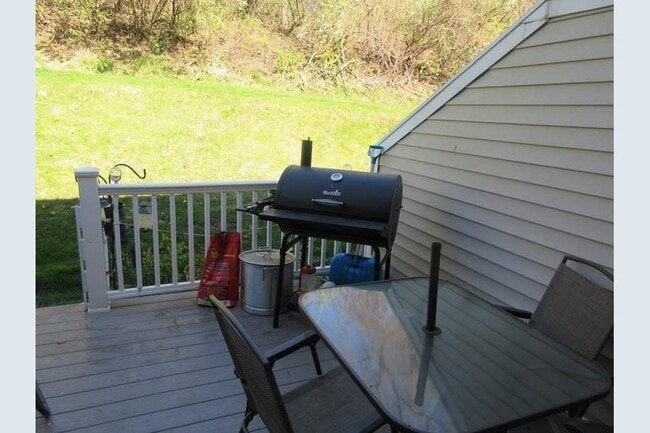 Private Deck in the back - 61 Fox Meadow Rd