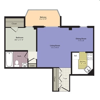 Junior (A1A) - Trillium Apartments