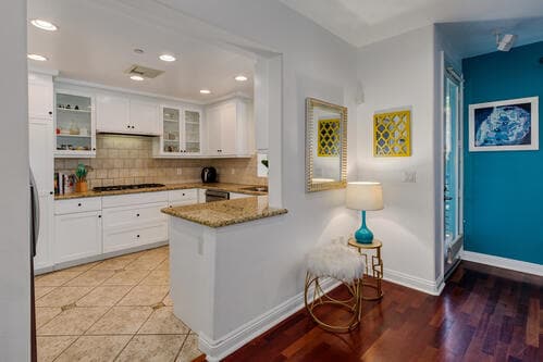 Newly Remodeled Kitchen with Granite Countertop and Sterling Steel Appliances - 5831 Seawalk Dr