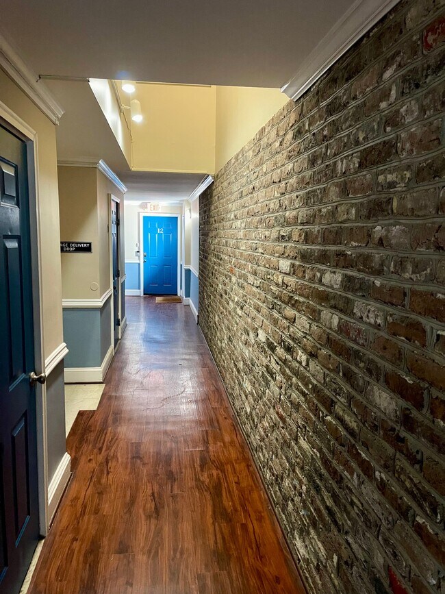 Hallway to Apts - The Lofts on 5th