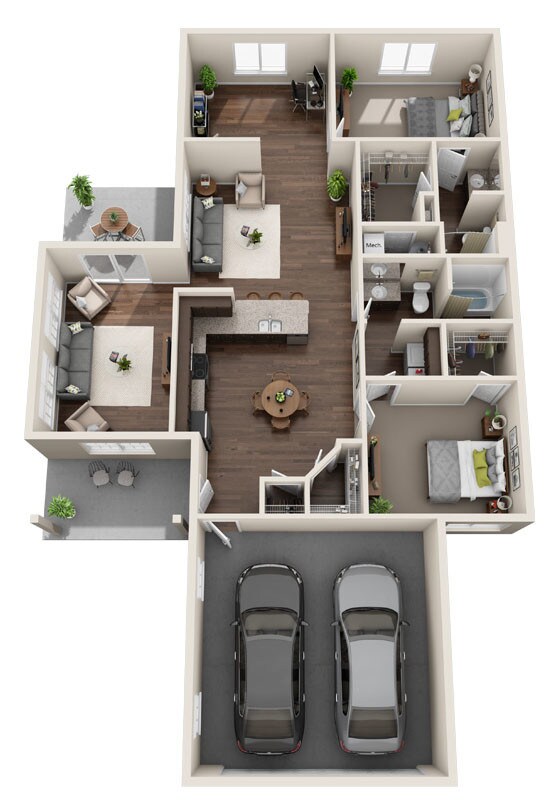 Floorplan - Redwood Fort Wayne Wallen Road