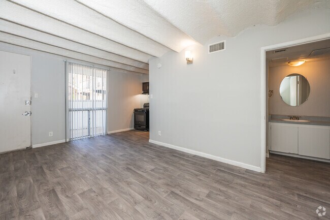 1BR, 1BA - 539SF - Living Room Alternate View - Nova Peak Gated Community