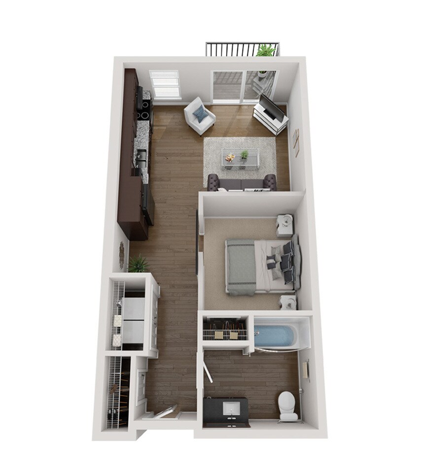 S5 Air Studio ADA 3D - Eagan Heights Apartments