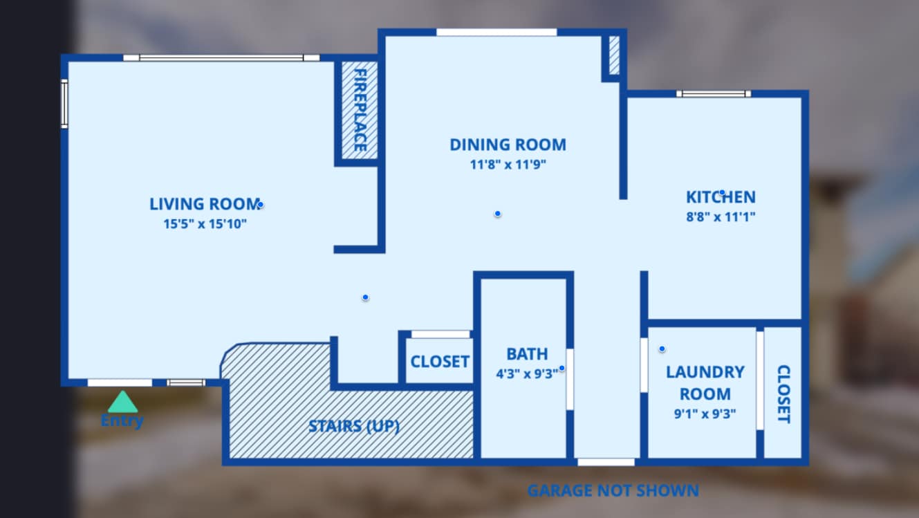 Floor 1 Layout - 13043 Grant Cir E