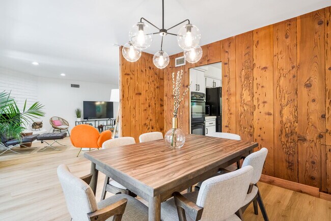 Dining Room w/Pecan walls - 11411 Dona Pegita Dr