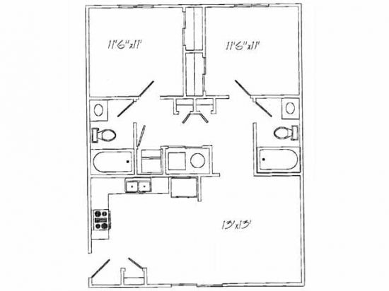 Floorplan - Mulberry Pointe Apartments
