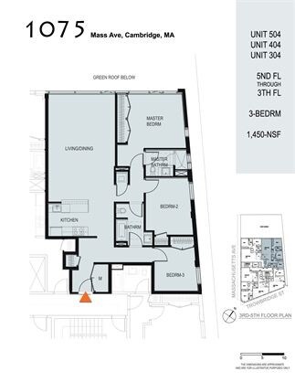 Floor Plan - 3-bedroom - Sundance at Harvard Square