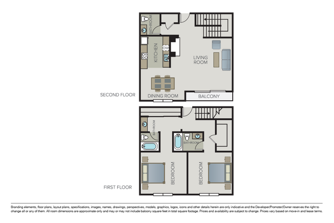Plan 2G Townhome - The Village at Toluca Lake