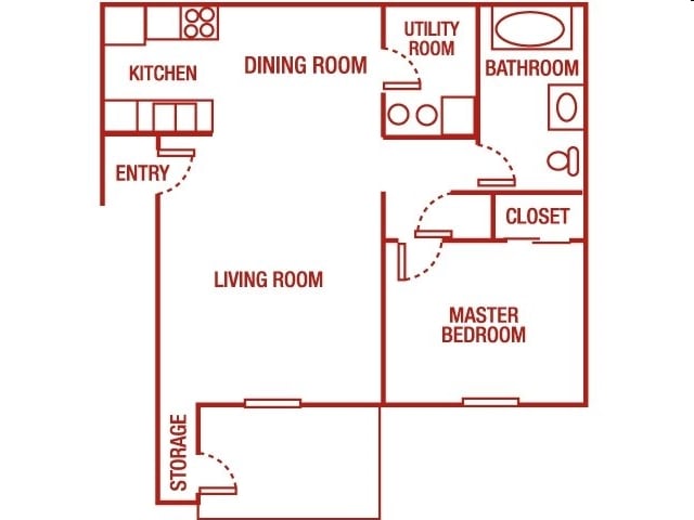 1BR/1BA - Elk Run Apartments