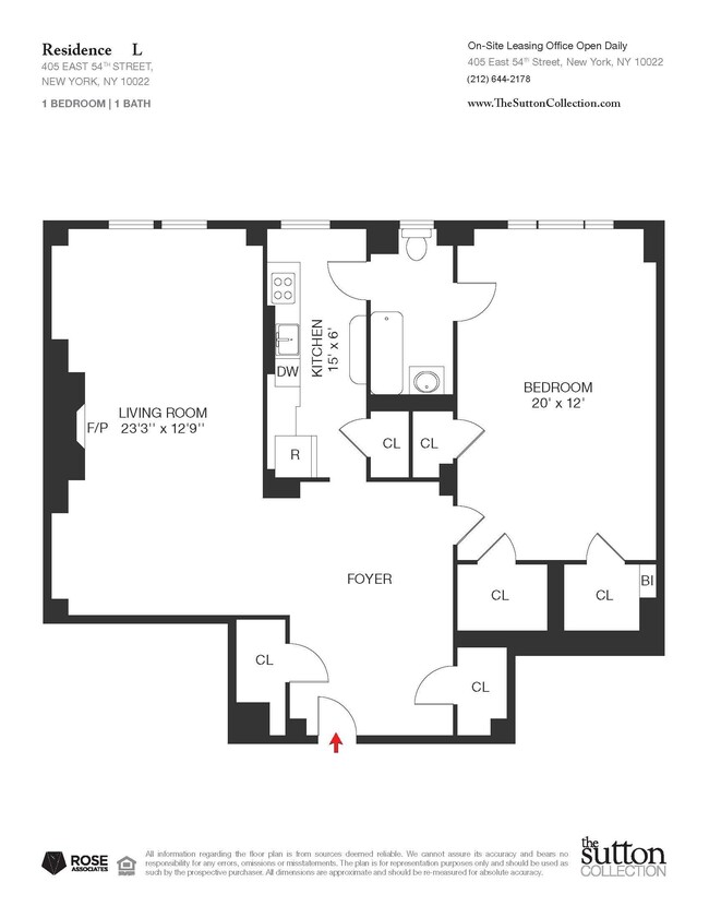 Floorplan - The Sutton Collection