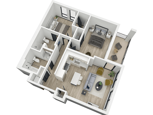 floor-plan-powderhorn - Kolo Apartments