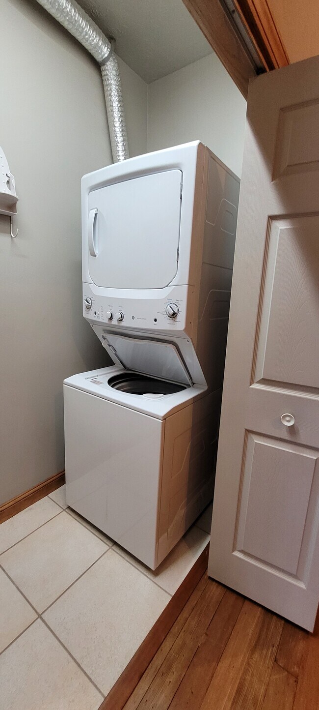 New stack washer dryer - 520 W 1st St