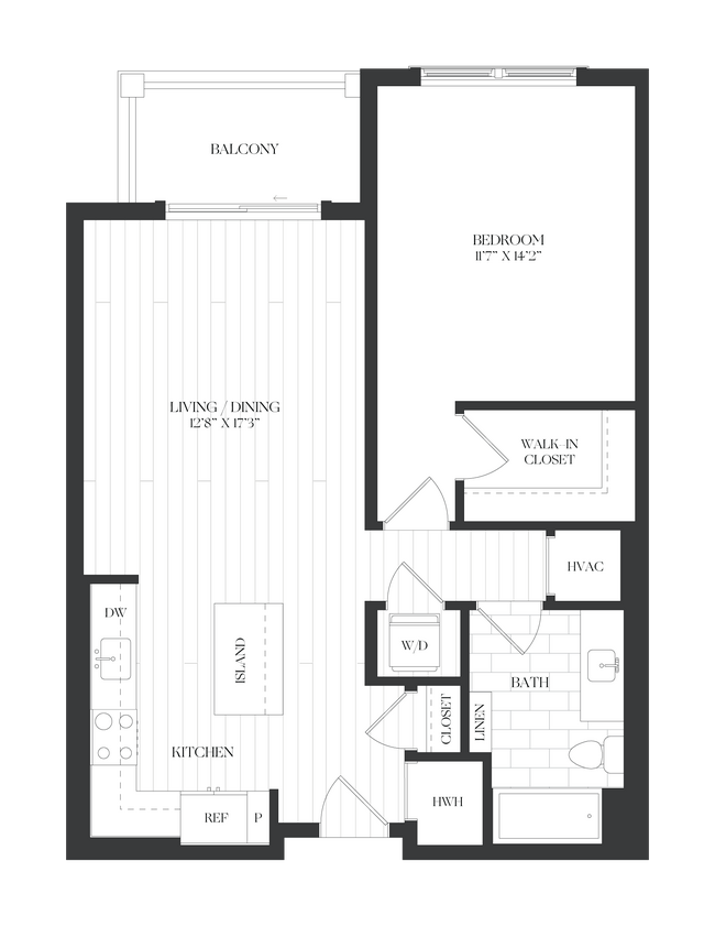 Floorplan - The Barrett at Chevy Chase Lake