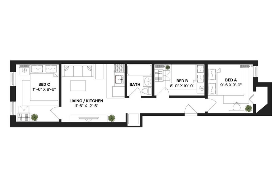 Building Photo - Room in Shared 3 bed/1 bath home