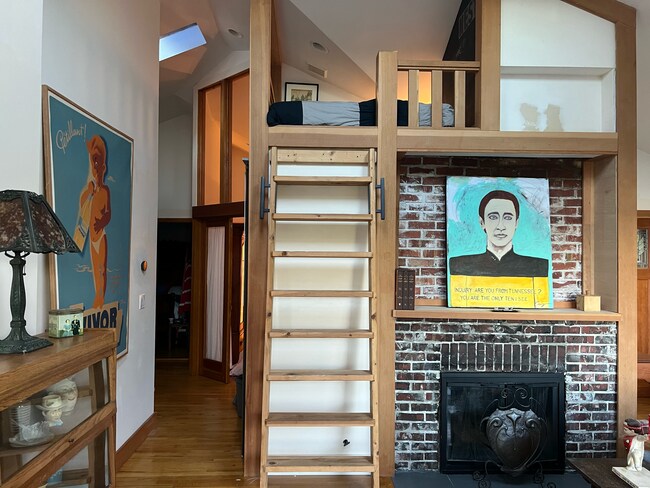 Ladder to bonus bedroom loft "Nest" - 1304 Lakeside Ave S