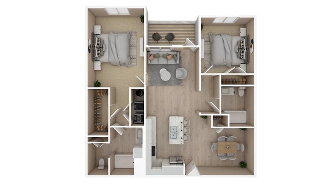 Floorplan - The Met Apartment Homes