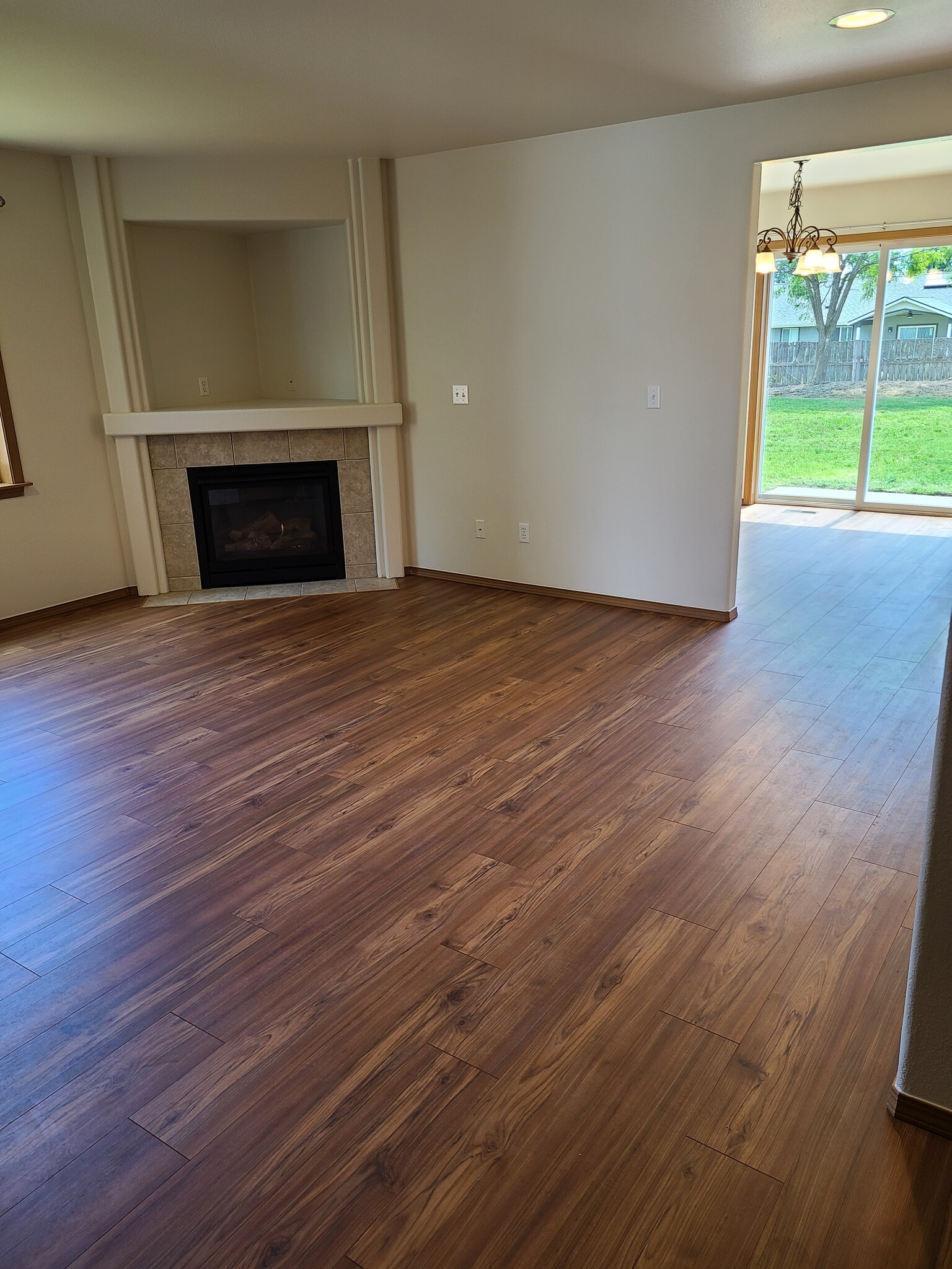 Main living downstairs with gas fireplace - 246 163rd St S