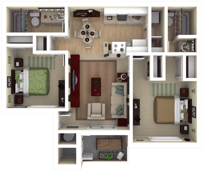 Floorplan - Plum Tree Apartment Homes