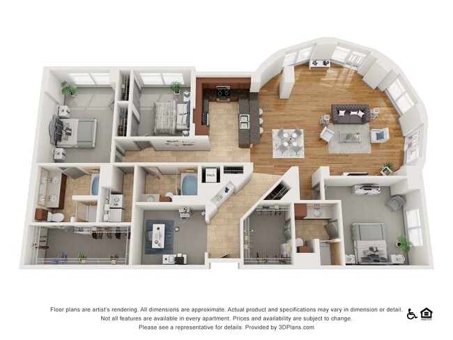 Floorplan - The Residence at Southpark