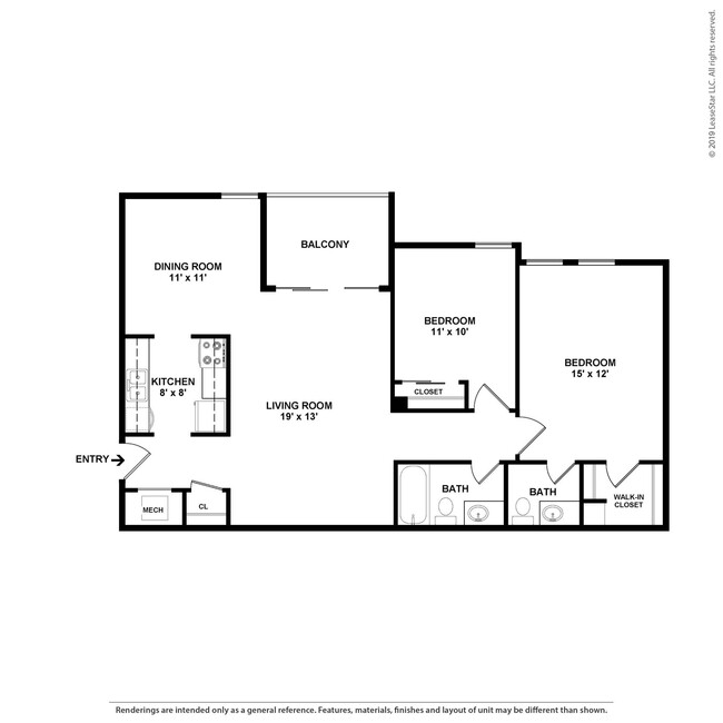 Floorplan - The Habitat Apartments