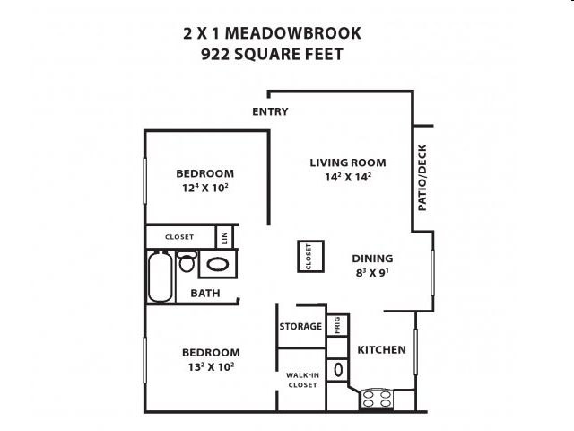 2x1 Meadowbrook - Summerfield