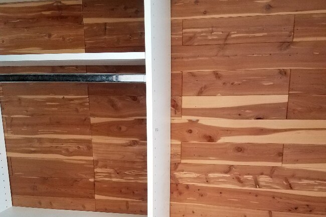 cedar wood closet - 4541 Alla Rd