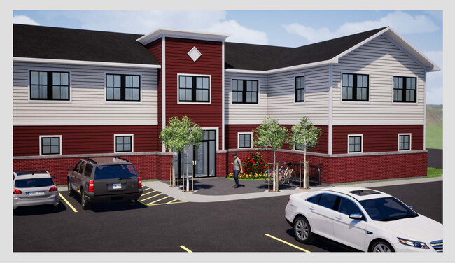 Parking Lot View - 321 Dorset St