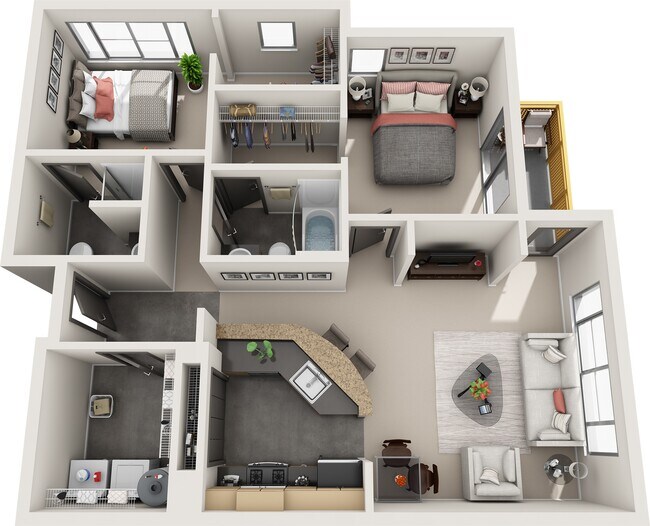 Floorplan - Saffron Apartments