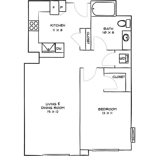 Floorplan - Indigo Apartments