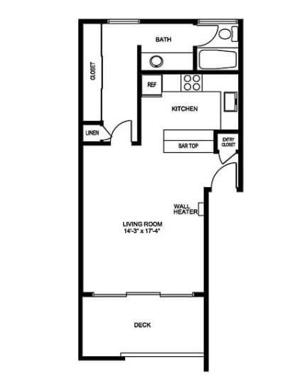Unit A1 - Crestview Apartments