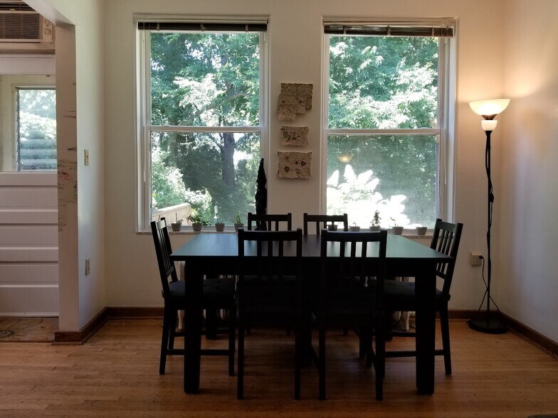 Dining Room with great view of the backyard with beautiful trees - 1814 Shady Ave