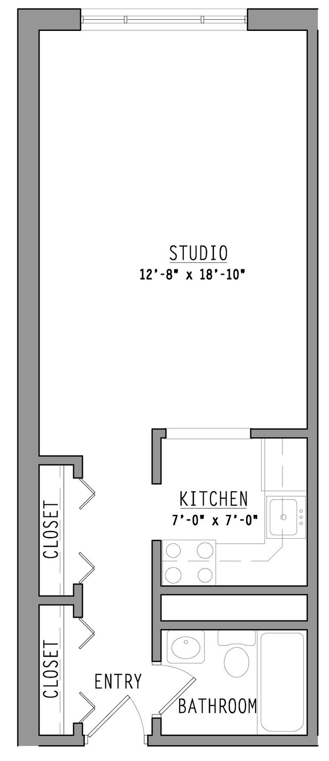 Floorplan - Elmwood Towers