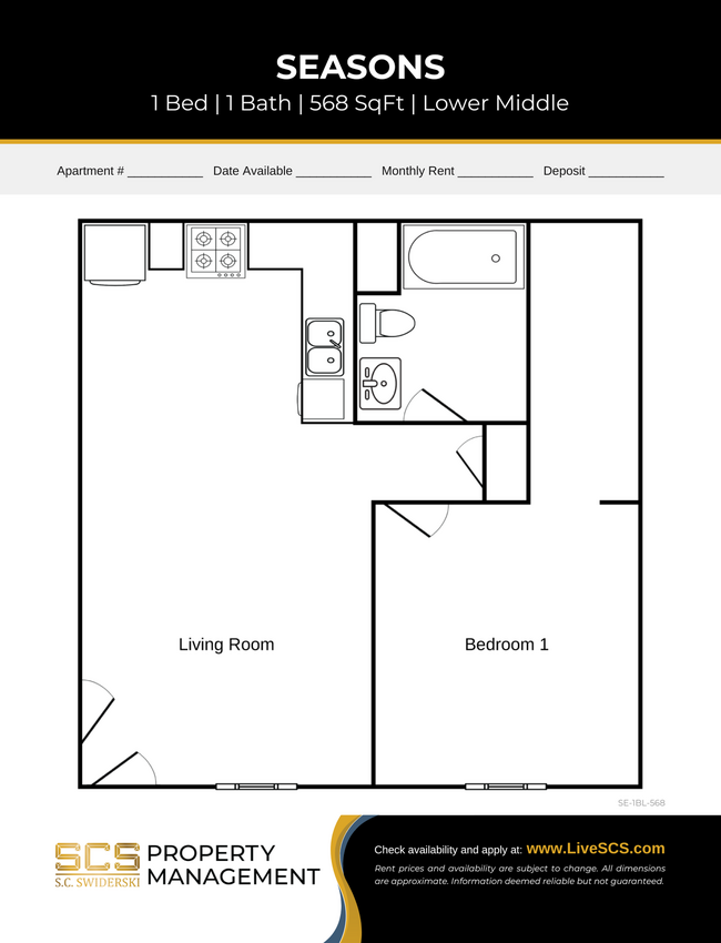 Floorplan - River View Apartments