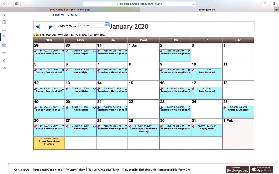 Sample activity calander - 3800 Powell Ln